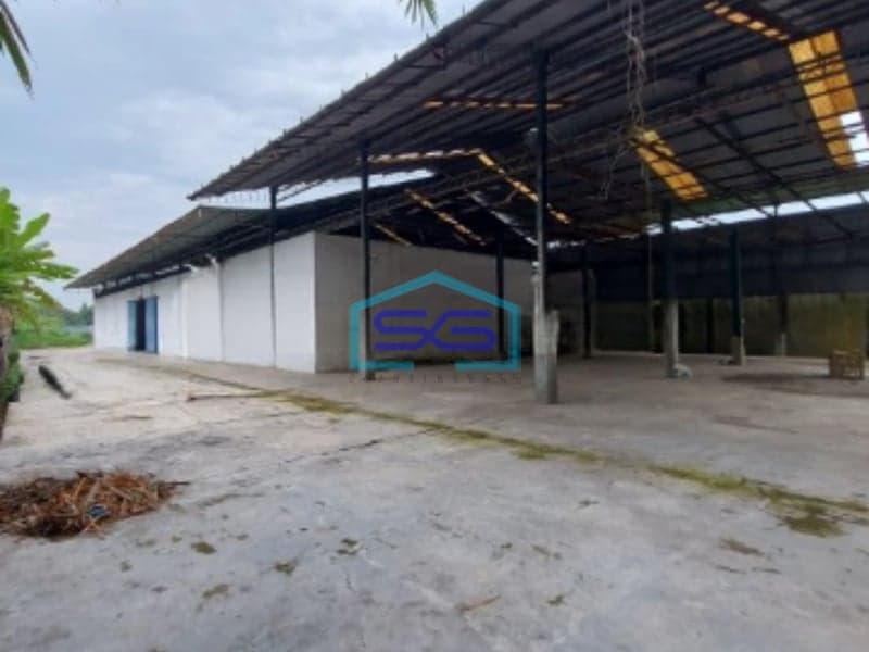 Dijual Tanah + Gudang di Klambir 5 Hamparan Perak Deli Serdang Sumatera Utara LT 3217m2