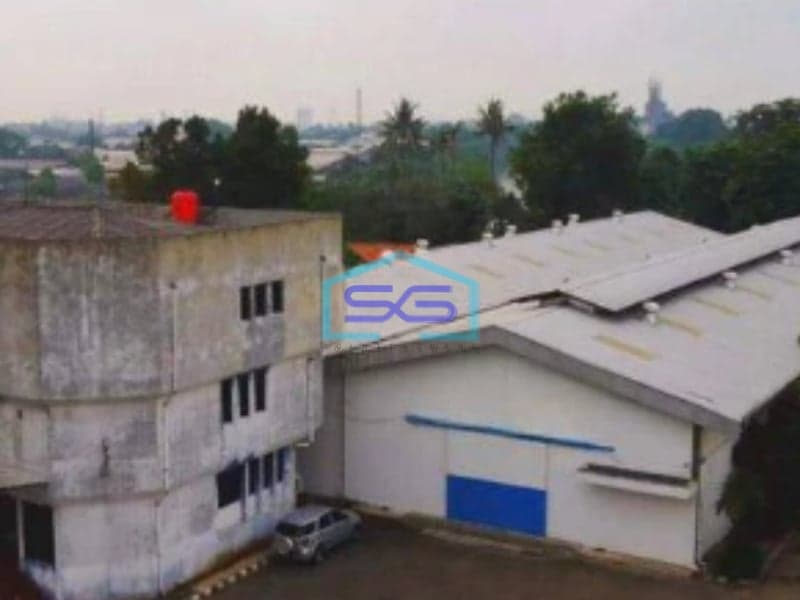 Disewakan Pabrik Gudang Tangerang Kota Luas Tanah 2,2 hektar Strategis Dekat Jalan Tol