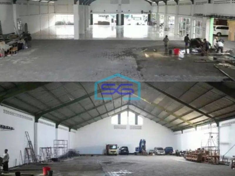 Disewakan Gudang Besar Murah Serbaguna Lokasi di Bantul Yogyakarta LT 2000m2