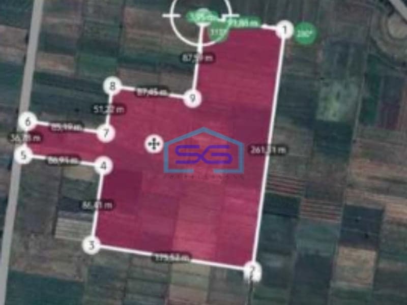 Dijual Tanah Zona Industri Luas Tanah 40000m2 Cepoko, Sumberlawang Sragen Jawa Tengah