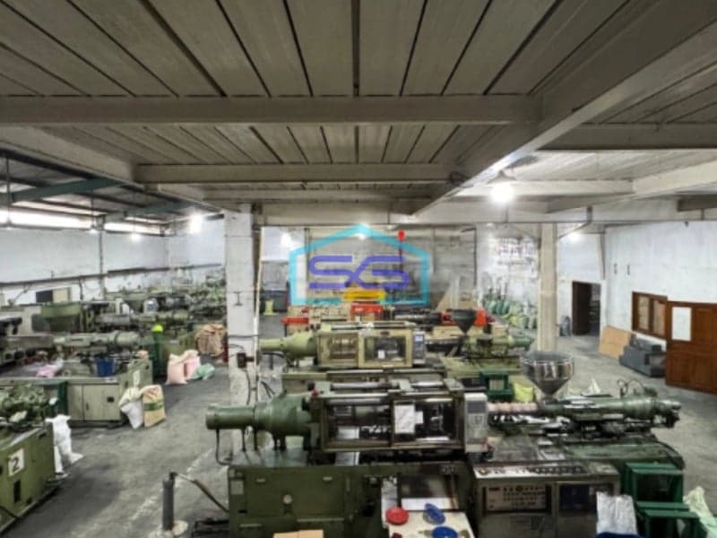 Dijual Gudang Ex Pabrik Plastik Siap Pakai di Benda Tangerang Luas Tanah 1933m2