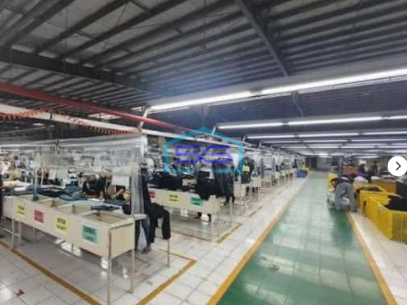 Dijual Pabrik Garment Jatiluhur Purwakarta Jawa Barat Siap Huni LT 20000m2