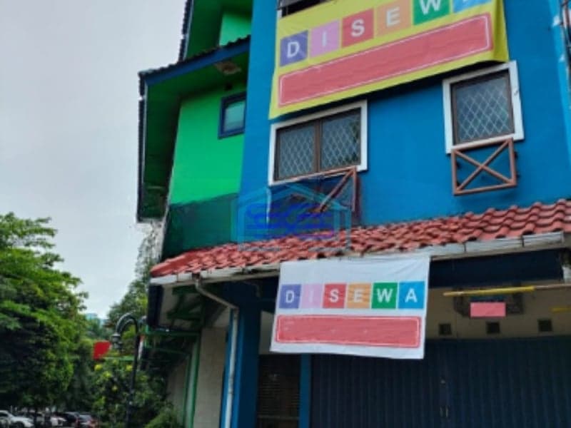 Disewakan Ruko Hadap Jalan Raya Pahlawan Seribu Sektor 7 Bsd Tangerang Luas Bangunan  225 m²