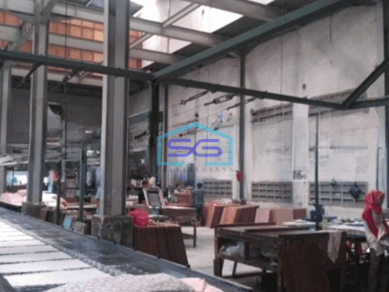 Dijual Gudang Luas Bangunan 750 m² di Benda Tangerang