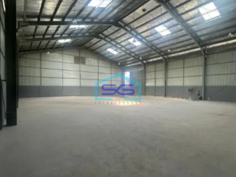 Disewakan Gudang di Cilodong Depok Luas Bangunan 392m2 Hadap Jalan Raya