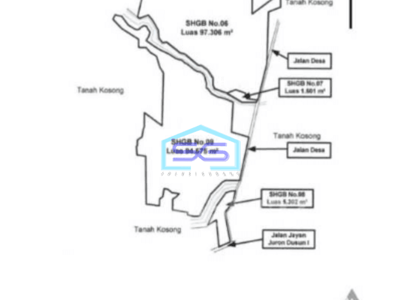 Dijual Tanah Strategis Lokasi Nguter Sukoharjo luas 200000m2
