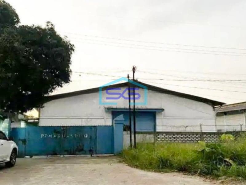 Dijual Tanah Dan Bangunan Gudang Di Jalan Raya Cikande Rangkas Bitung Banten LT 29207m2