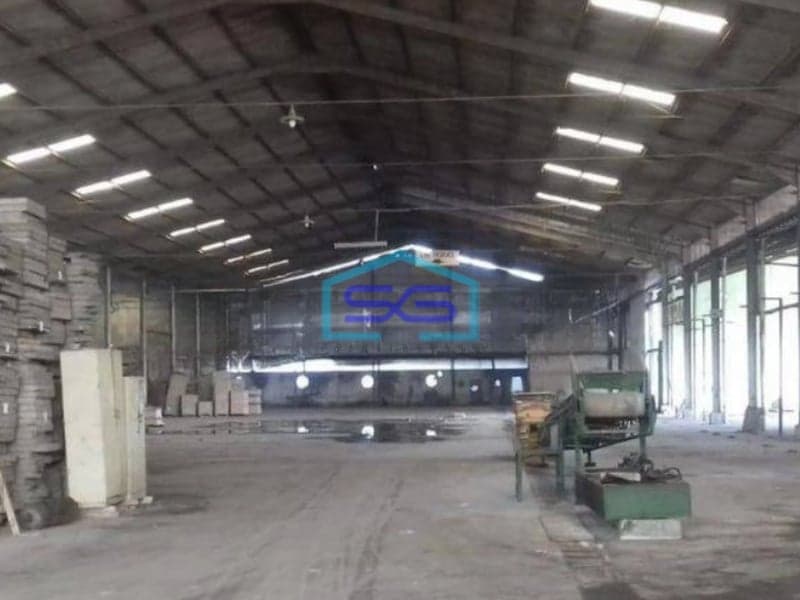 Dijual Pabrik Bangunan Kokoh Siap Pakai Strategis Jln Raya Bypass Krian Sidoarjo LT 49519m2