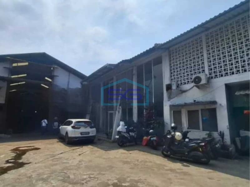 Disewakan Gudang Akses Container 40 Feet Luas Tanah 2200 m² Lokasi di Pasar Kemis Tangerang