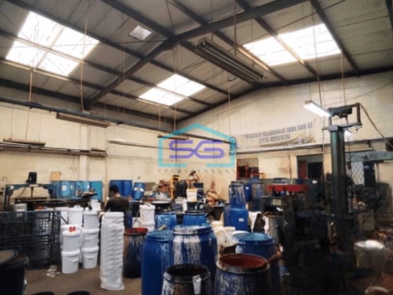 Dijual Gudang Strategis Kawasan Industri Jababeka Cikarang Bekasi Luas Tanah 864m2