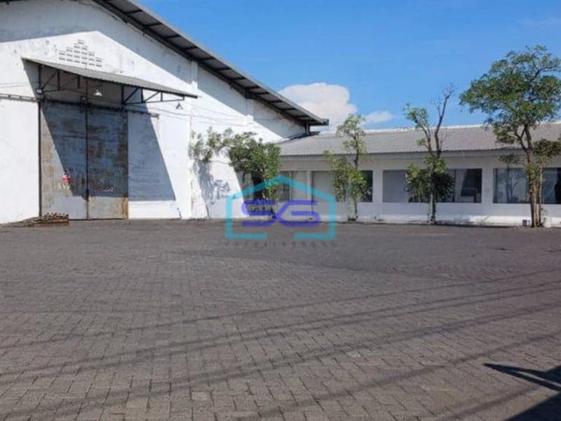 Disewakan Gudang di Raya Margomulyo Surabaya LB 2514m2 Bagus HGB