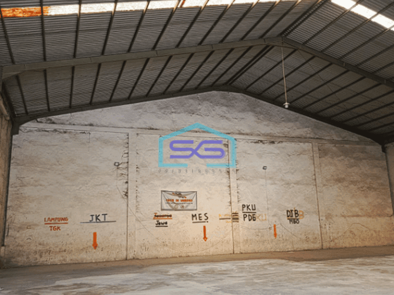 Disewakan Gudang Strategis di Komplek Pergudangan Graha Mitra Sukarami Palembang LB 782m2