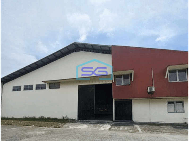 Dijual gudang besar muat container 40 feet di Jatake