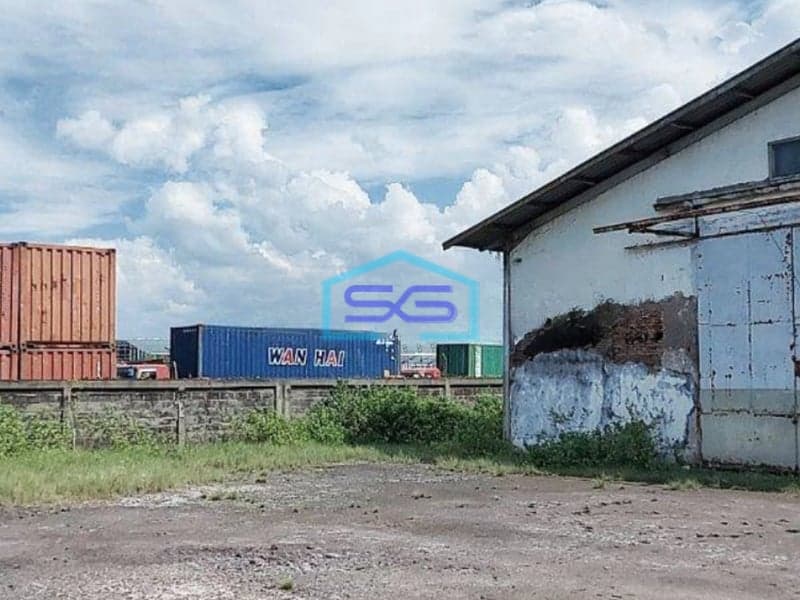 Dijual Gudang Ex Pabrik Raya Tambak Langon Asemrowo Surabaya Lokasi Nol Jalan Raya SHM