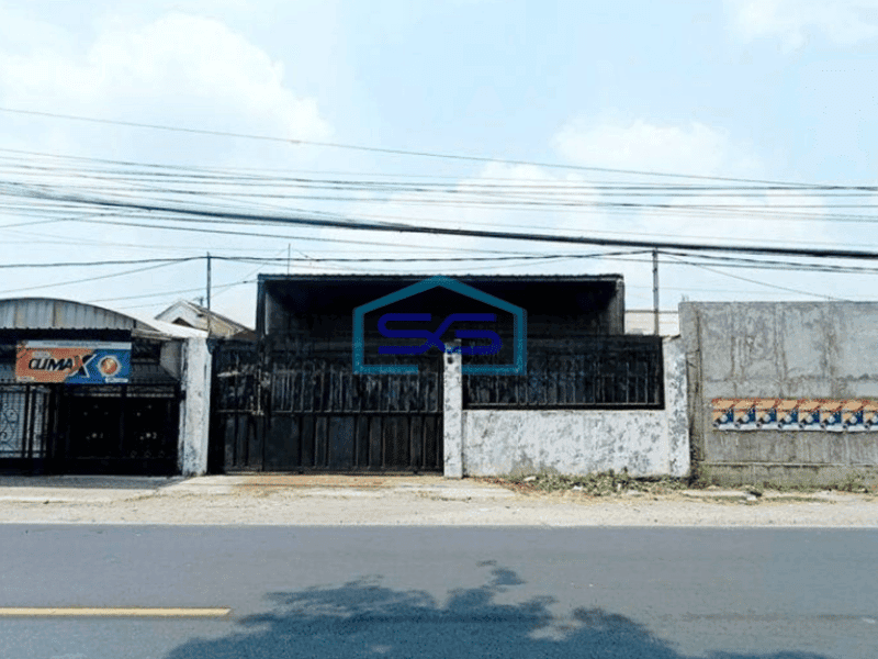 Dijual Gudang Murah Di Jln Raya Cerme Gresik Dekat Tol Luas 405m2 Akses Kontainer
