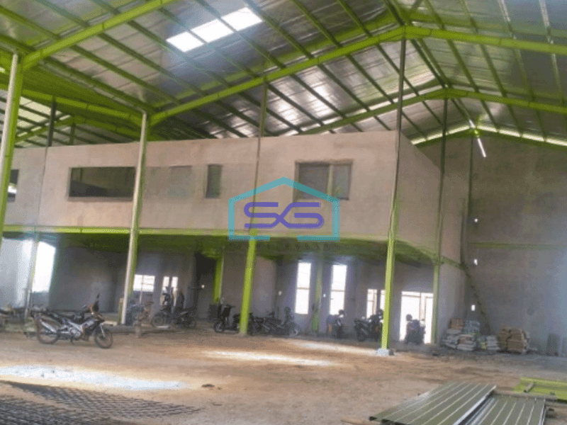 Disewakan Gudang Akses Container 40 Feet Luas Bangunan 1920 m² di Cikupa Tangerang