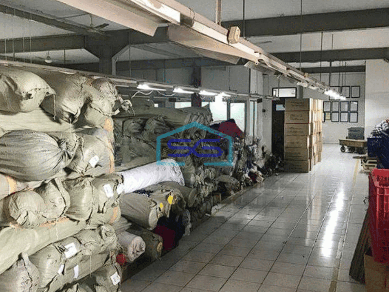Disewakan Gudang Bagus EX Pabrik Garmen Siap Pakai di Cibitung Bekasi LT 4500m2