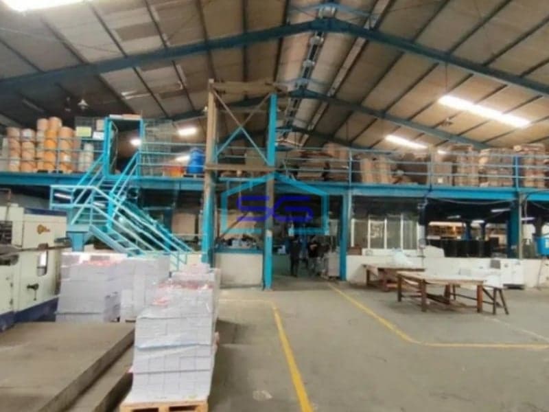 Dijual Tanah Dan Bangunan Pabrik di Pinggir Jalan Raya Krian Sidoarjo Jawa Timur LT 10280m2