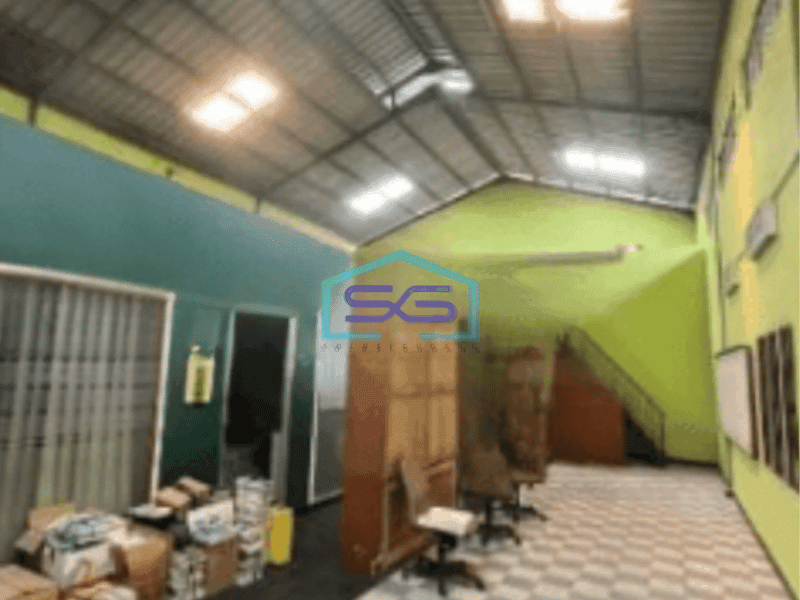 Dijual Gudang Luas Bangunan  261 m² Siap Huni Lokasi Bebas Banjir di Curug Tangerang
