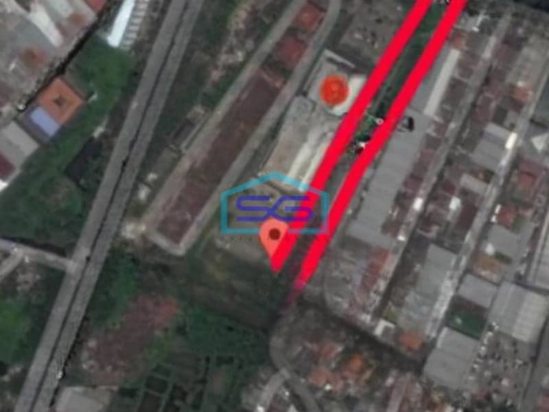 Dijual Tanah Komersial di Jalan Kenjeran Surabaya Luas Tanah 2228m2