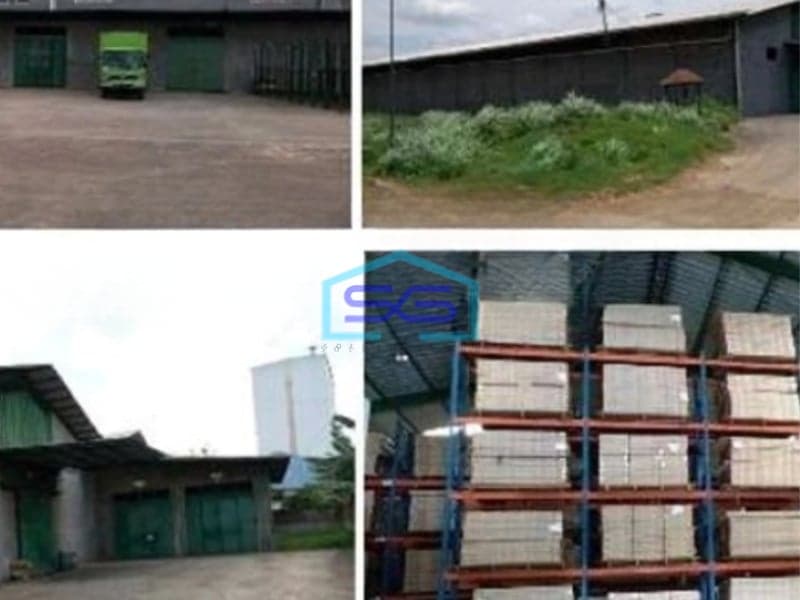 Dijual Gudang Lokasi Bebas Banjir di Pasir Jaya Tangerang Luas Bangunan 2346 m²