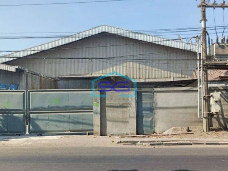 Disewakan Gudang Ukuran Besar Dekat Tol Dan Pelabuhan Manyar Gresik LT 4000m2
