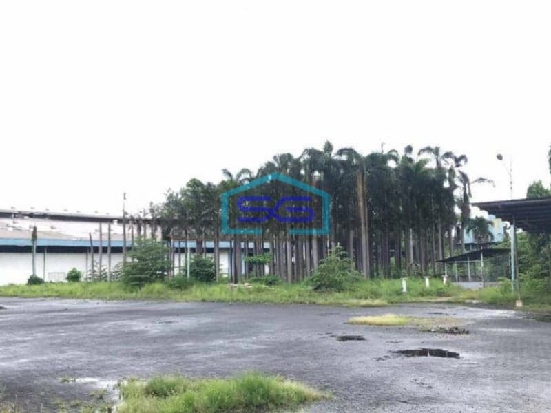 Dijual Murah Tanah Beserta Bangunan Ex Garmen Tekstil  Gudang Di Karang Mulya, Karawang Jawa Barat