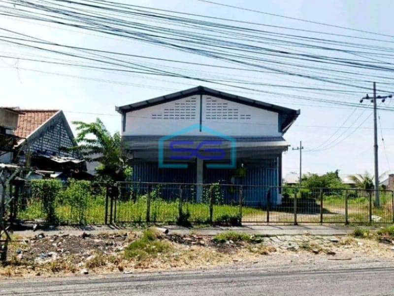 Disewakan Gudang Murah Jl Raya Benowo Surabaya Siap Huni Bebas Banjir LT 2500m2