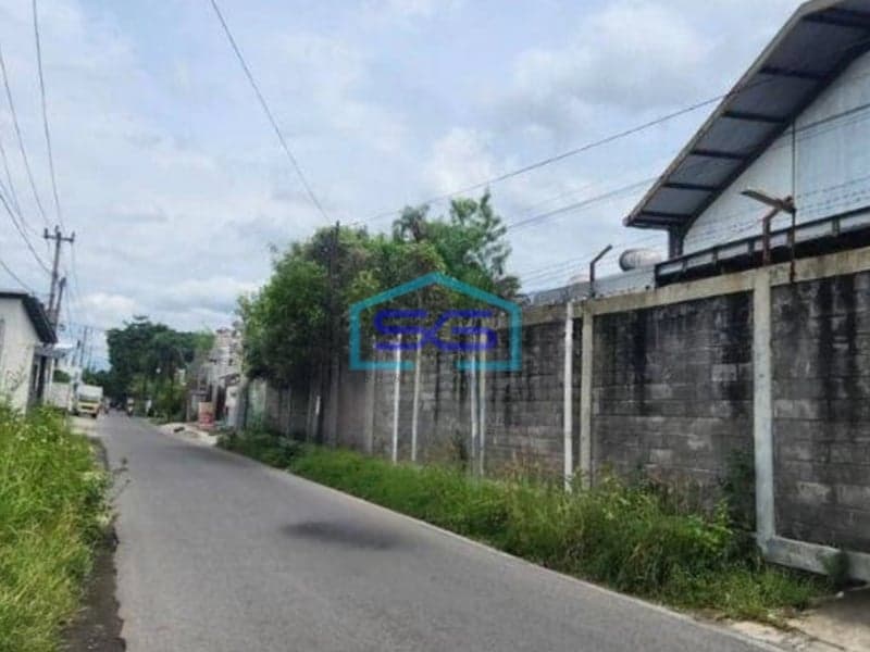 Dijual Tanah Zona Merah Industri Lokasi di Solo Baru Luas 2900m2