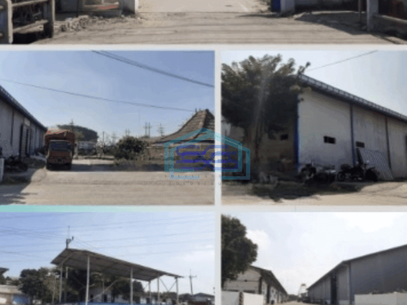 Dijual Gudang Raya Driyorejo Gresik Dekat Toll Luas Bangunan 24500 m²
