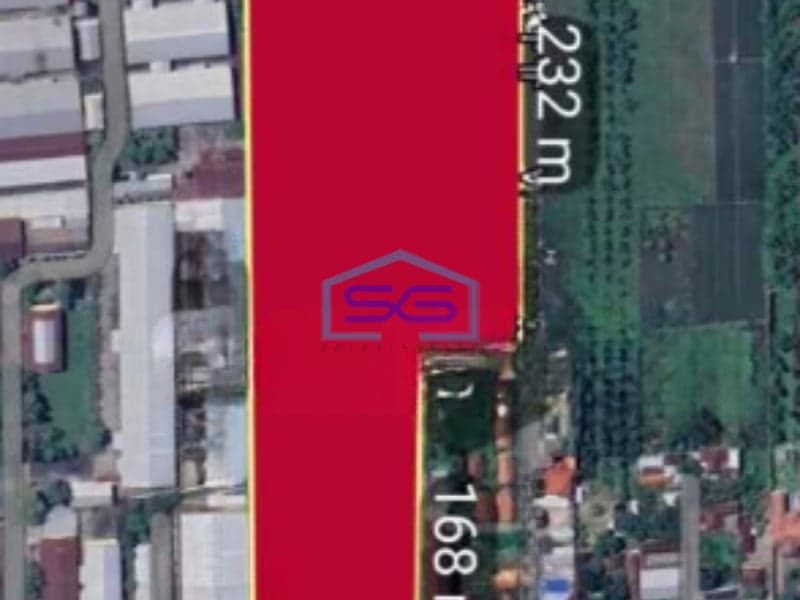 Dijual Tanah Komersial Raya Mojokerto Jawa Timur Lokasi Strategis Jalan Raya Utama LT 46888m2