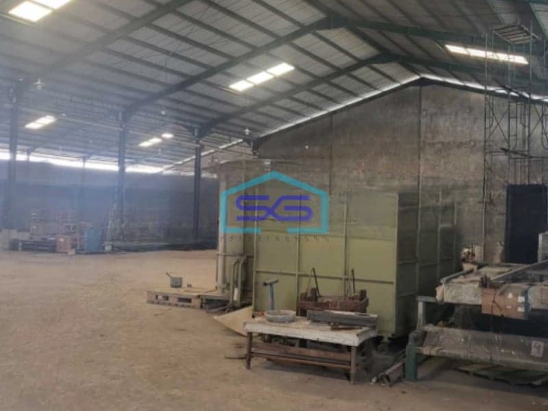 Dijual Gudang Ex Pabrik Luas Tanah 9636 m² Lokasi Jati Uwung Tangerang
