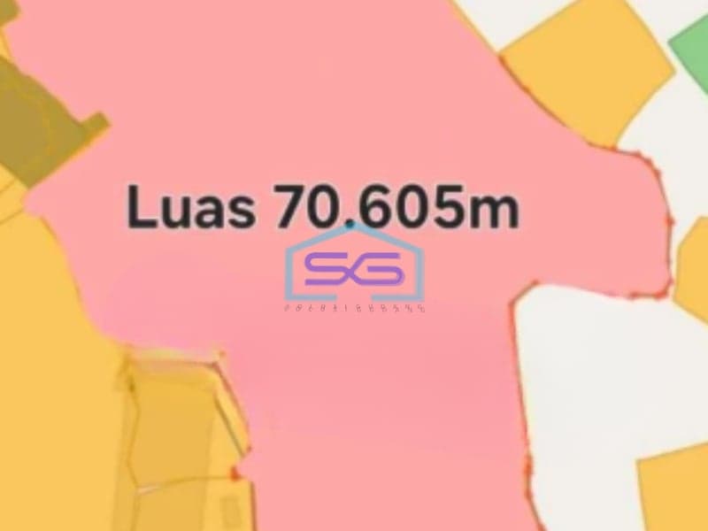 Dijual Tanah Luas 70605 m² Lokasi Legok Tangerang