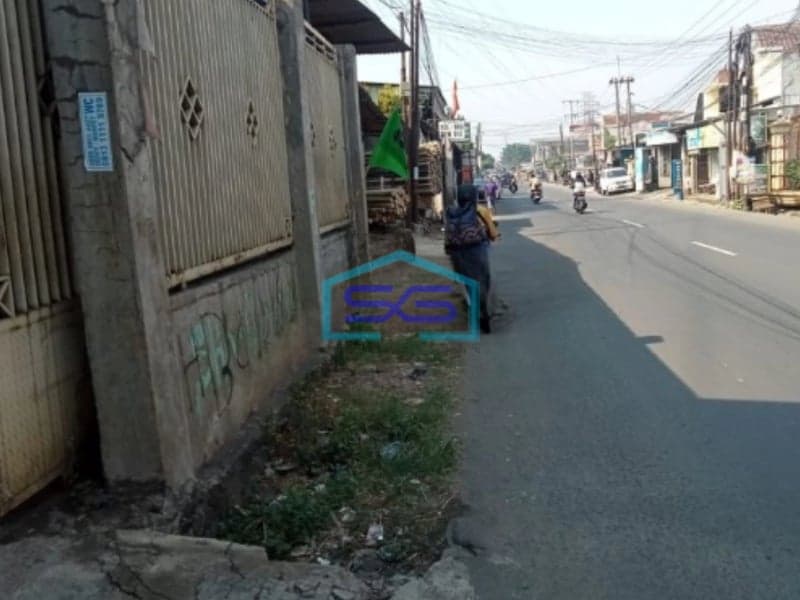 Dijual Gudang di Pinggir Jalan Raya Sentul Citeureup Bogor LT 571m2