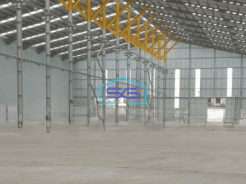 Disewakan Gudang Luas Bangunan  3360 m² Akses Container 40 Feet Lokasi Sepatan Tangerang