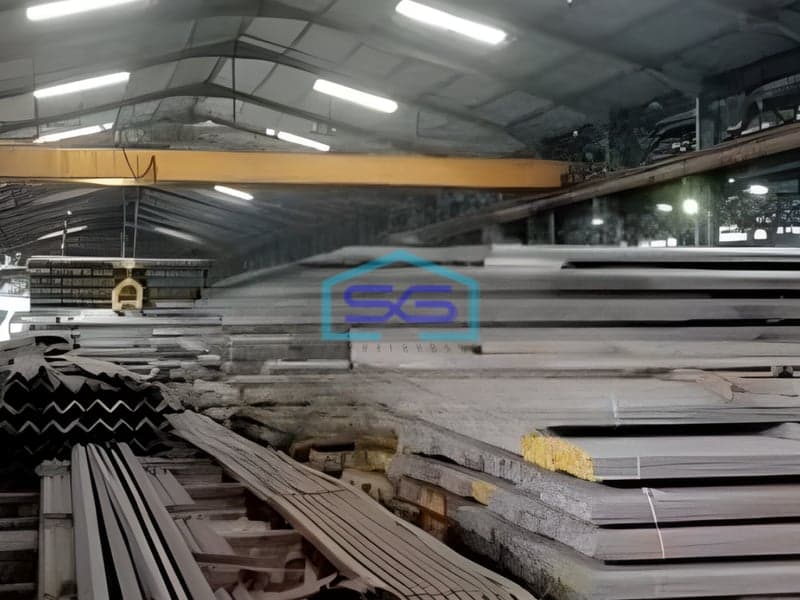 Dijual Pabrik Baja Bekasi Kota Sertifikat SHGB Luas Tanah 58825m2