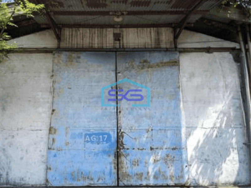 Disewakan Gudang Ada Kantor Luas Bangunan 480 m2 Lokasi Margomulyo Surabaya