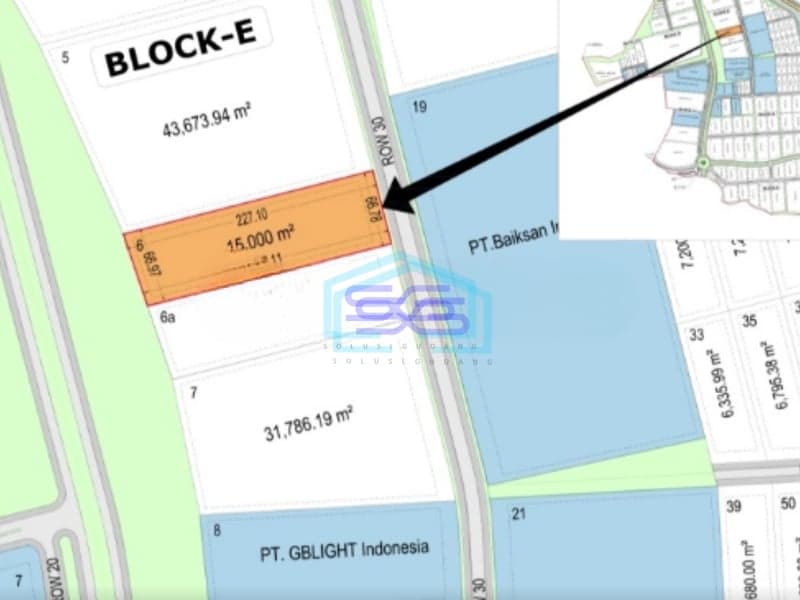 Dijual Tanah Industri Siap Bangun DI Artha Industrial Hill Karawang Jawa Barat Luas Tanah 15000 m²
