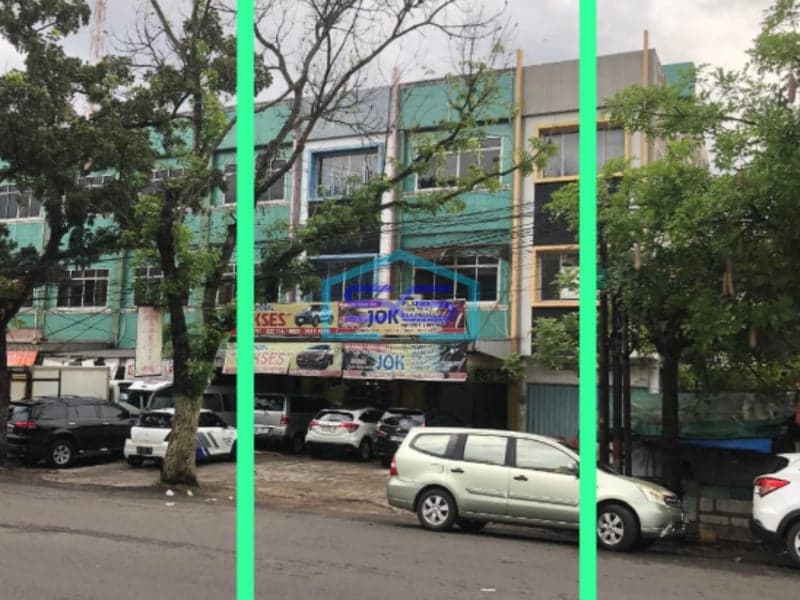 Disewakan Ruko 3 lantai di Jalan Lingkaran Dempo pusat bisnis Palembang LB 192m2