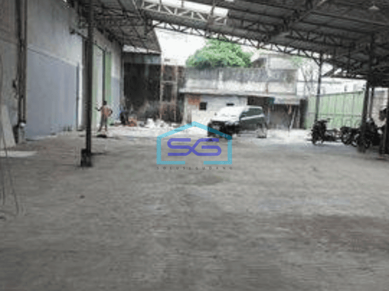 Disewa Gudang Luas 1.600m Murah Akses Container 40ft Di Kavling DPR