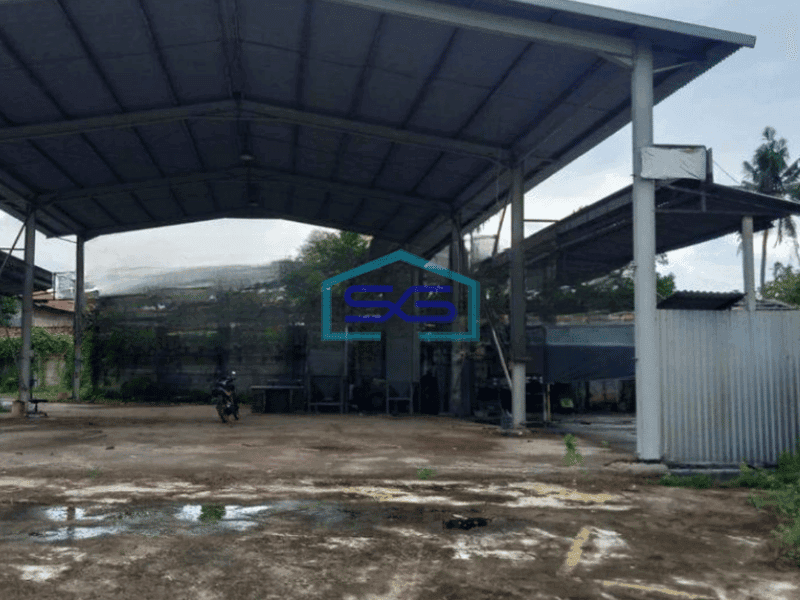 Dijual Gudang Tanah Di Sepatan Tangerang Banten Lokasi Strategis Luas 1216m2