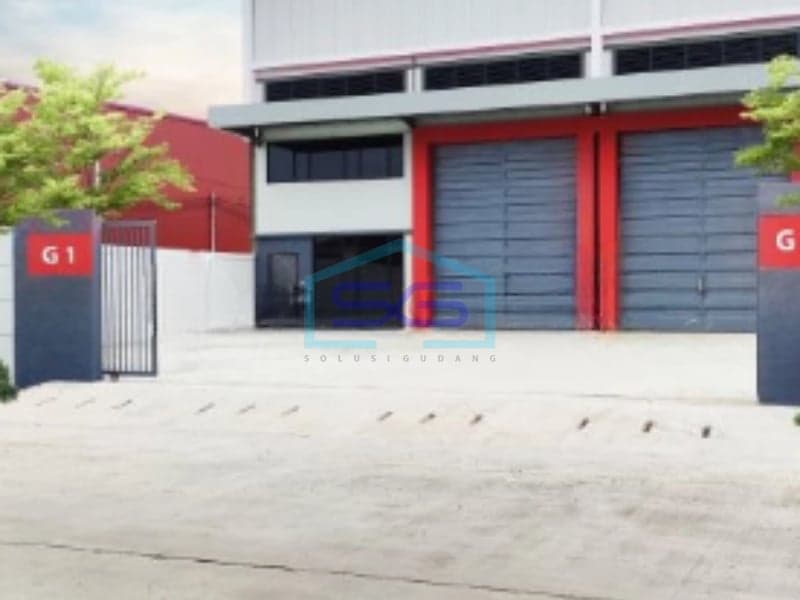 Warehouse + 2-Story Office for Sale Near Salembaran Airport Dadap Tangerang Land Area 530m2