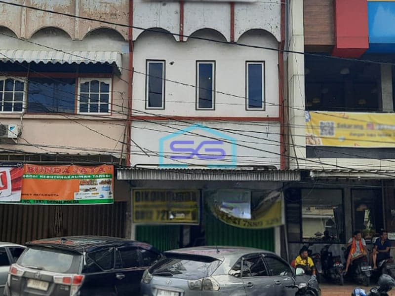 Disewakan Ruko di Simpang Polda Jalan Jendral Sudirman Palembang LB 200m2