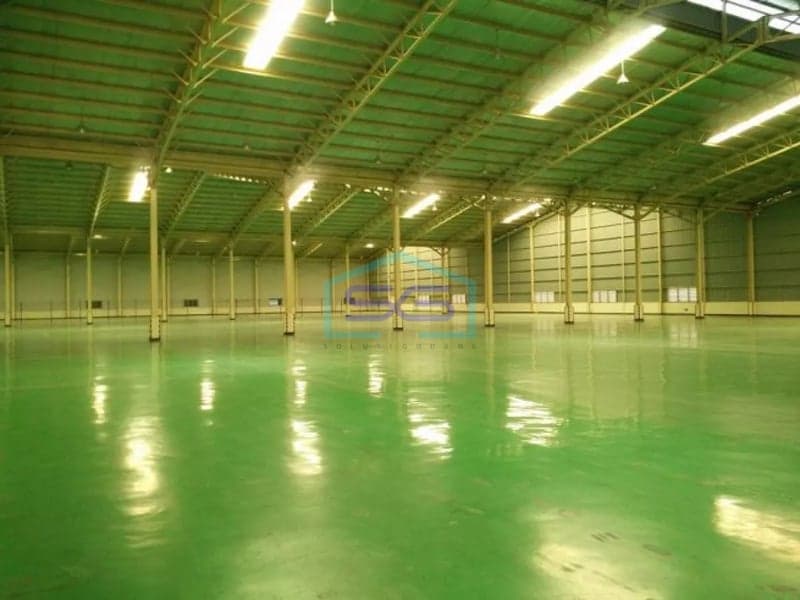 Disewakan gudang lantai epoxy di cikarang luas 6000m