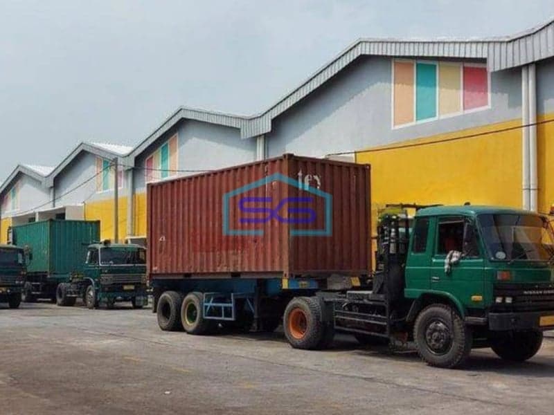 Dijual Gudang di Pergudangan Bumi Benowo Surabaya LB 300m2 Baru HGB