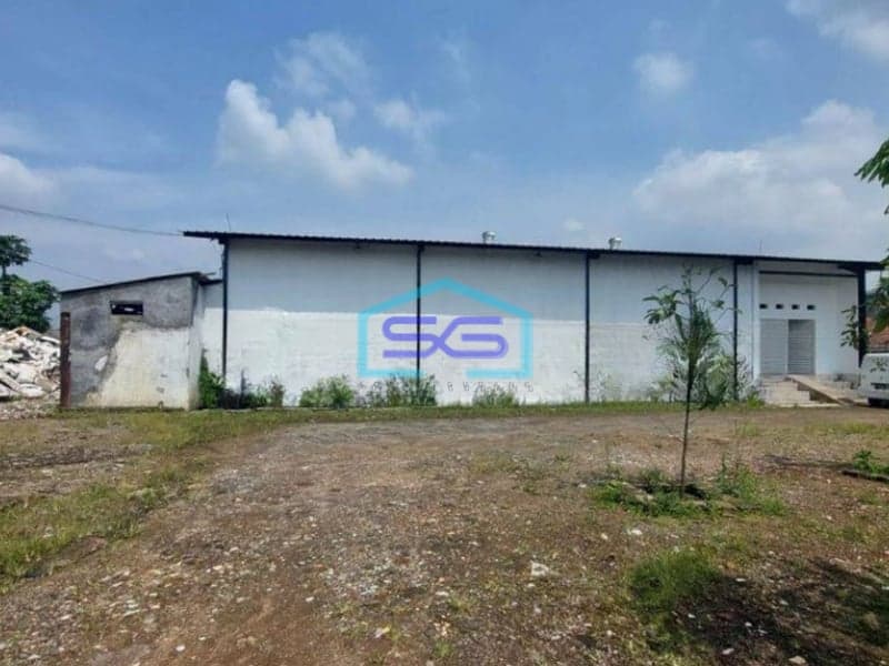 Dijual Gudang Murah Dekat Tol di Cigondewah Bandung LT 3483m2