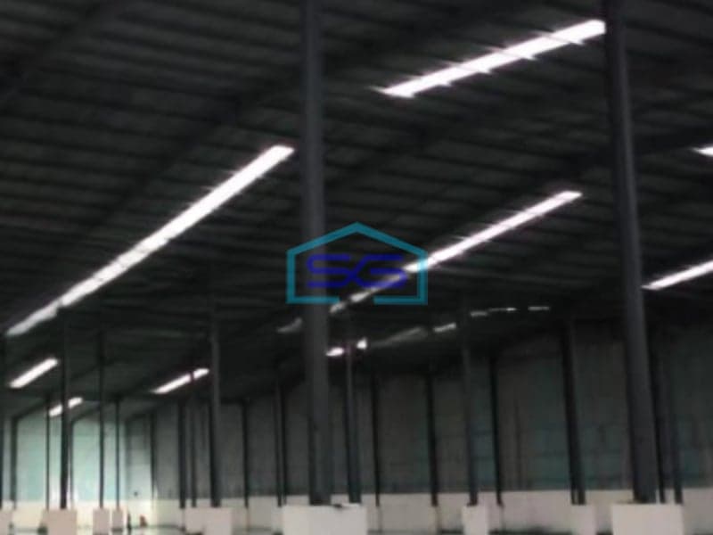 Disewakan Gudang Luas Bangunan 7200 m² Lokasi Bebas Banjir di Pakuhaji Tangerang