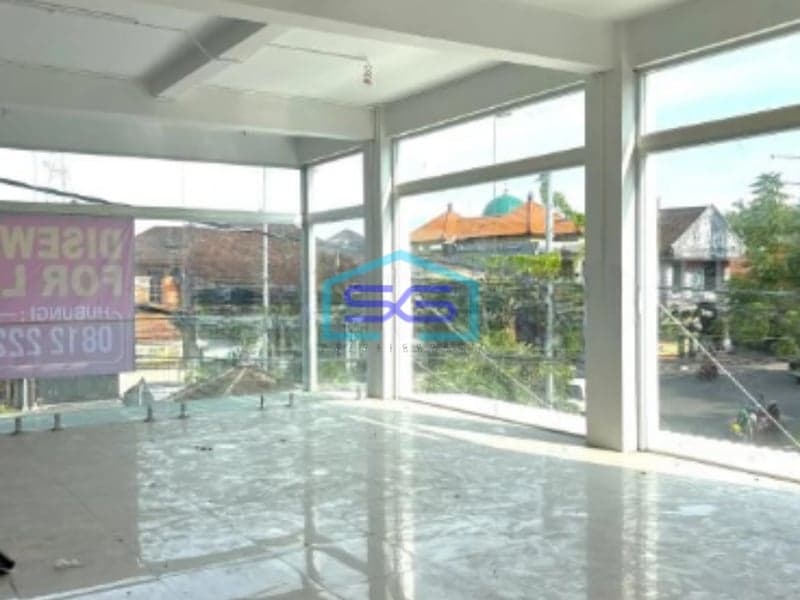 Disewakan Ruko 2 Lantai Jln Imam Bonjol Denpasar Bali Posisi Hook Cocok Kantor LB 352m2