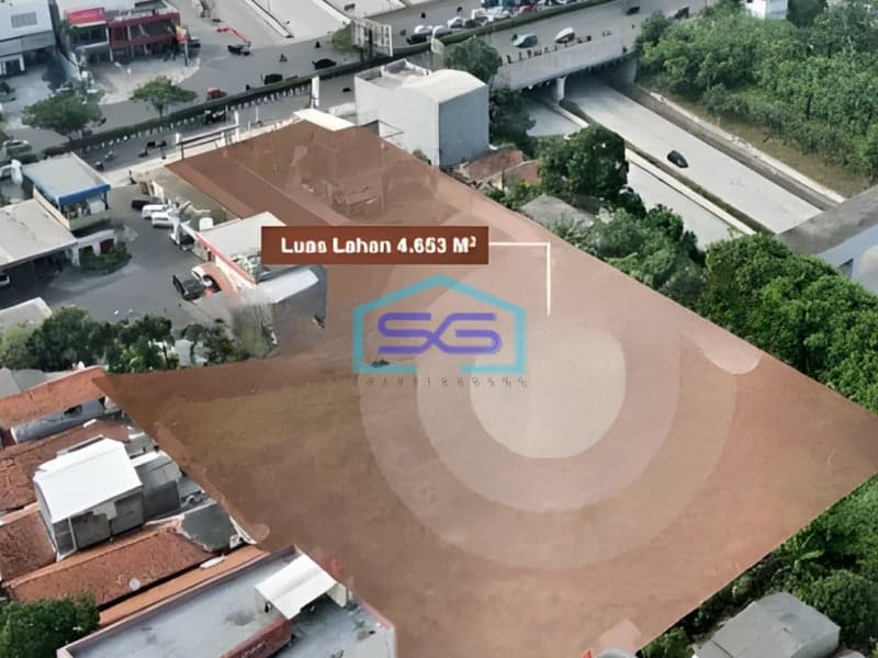 Disewakan Tanah di Margonda Depok Lokasi Pinggir Jalan Raya Margonda LT 1919m2