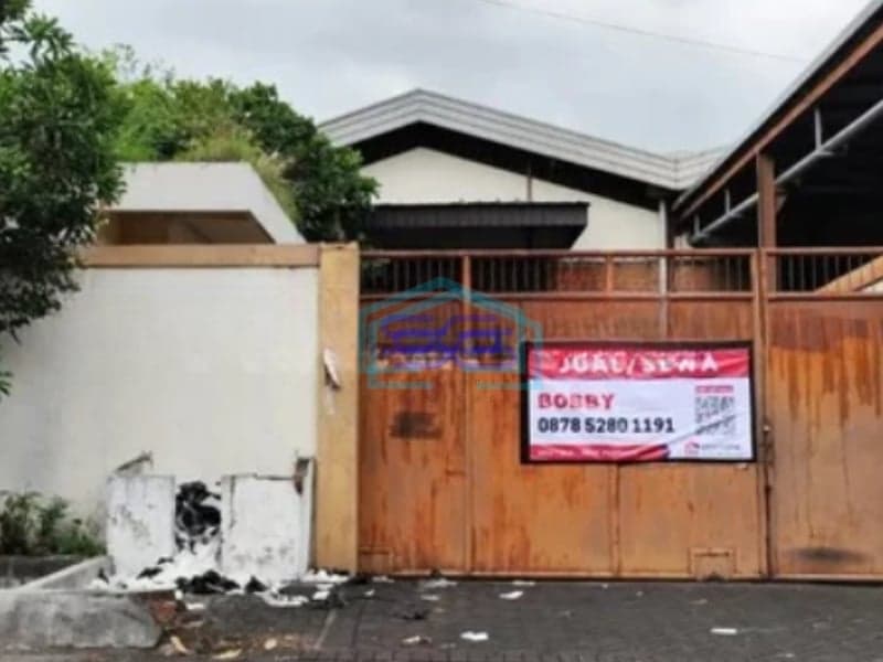 Disewakan Gudang Margomulyo Permai, Dekat Kalianak, Tambak Langon Wiyung Surabaya Luas Bangunan  420 m²